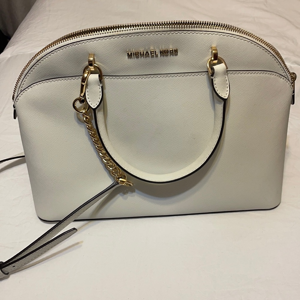 White purse